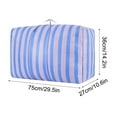 thumbnail image 1 of WNFJR Large Capacity Nylon Storage Bags - Breathable, Foldable for Clothes, Bedding - Multiple Sizes, Heavy Duty with Reinforced Handles, 1 of 2