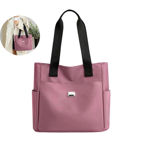WNFJR Large Capacity Nylon Women's Casual Shoulder Bag - Stylish Daily Messenger Bag for Work & Shopping
