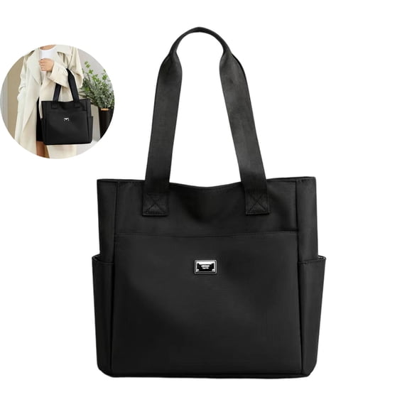 WNFJR Large Capacity Nylon Women's Casual Shoulder Bag - Stylish Daily Messenger Bag for Work & Shopping