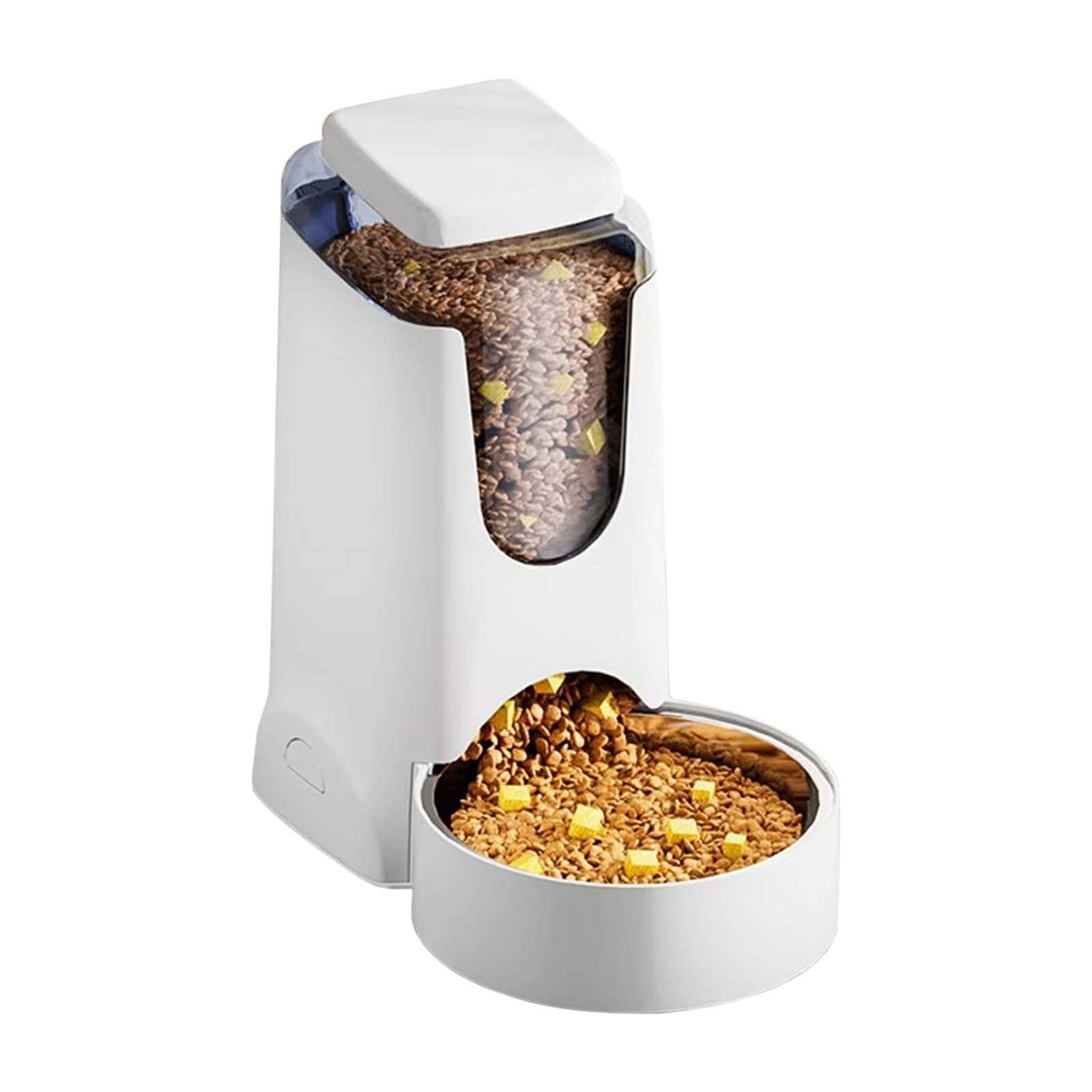 Picture of WNFJR Large Capacity Pet Feeder, Stainless Steel Automatic Dog Feeder ...
