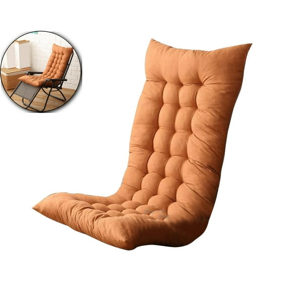 WNFJR Lounge Chair Cushions Chaise Lounger Cushion Soft Sofa Mat Long Bench Cushion for Outdoor Furniture, Indoor Outdoor Recliner Chair Cushion