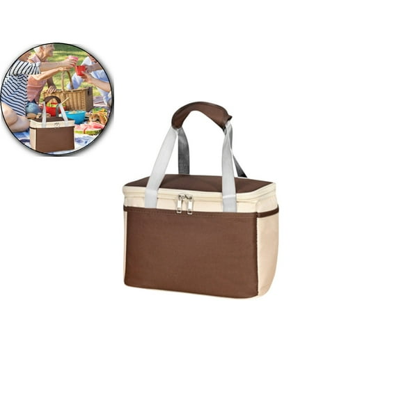 WNFJR Lunch Bag Men Women Square Lunch Box Small Cooler Bag Soft Collapsible Insulated Thermal Tote for Adults Work Travel Food Drink Cool Bag