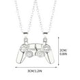 thumbnail image 1 of WNFJR Magnetic Game Controller Necklace for Couple Matching Console Handle Pendant for Best Friends Friendship Valentine's Gifts, 1 of 3