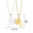 thumbnail image 1 of WNFJR Magnetic Game Controller Necklace for Couple Matching Console Handle Pendant for Best Friends Friendship Valentine's Gifts, 1 of 3