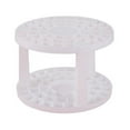 thumbnail image 1 of WNFJR Makeup Brush Organizer Rack with 49 Slots - Space-Saving, Durable White Cosmetic Storage for Desk, Keeps Brushes Tidy and Off the Table, 1 of 5