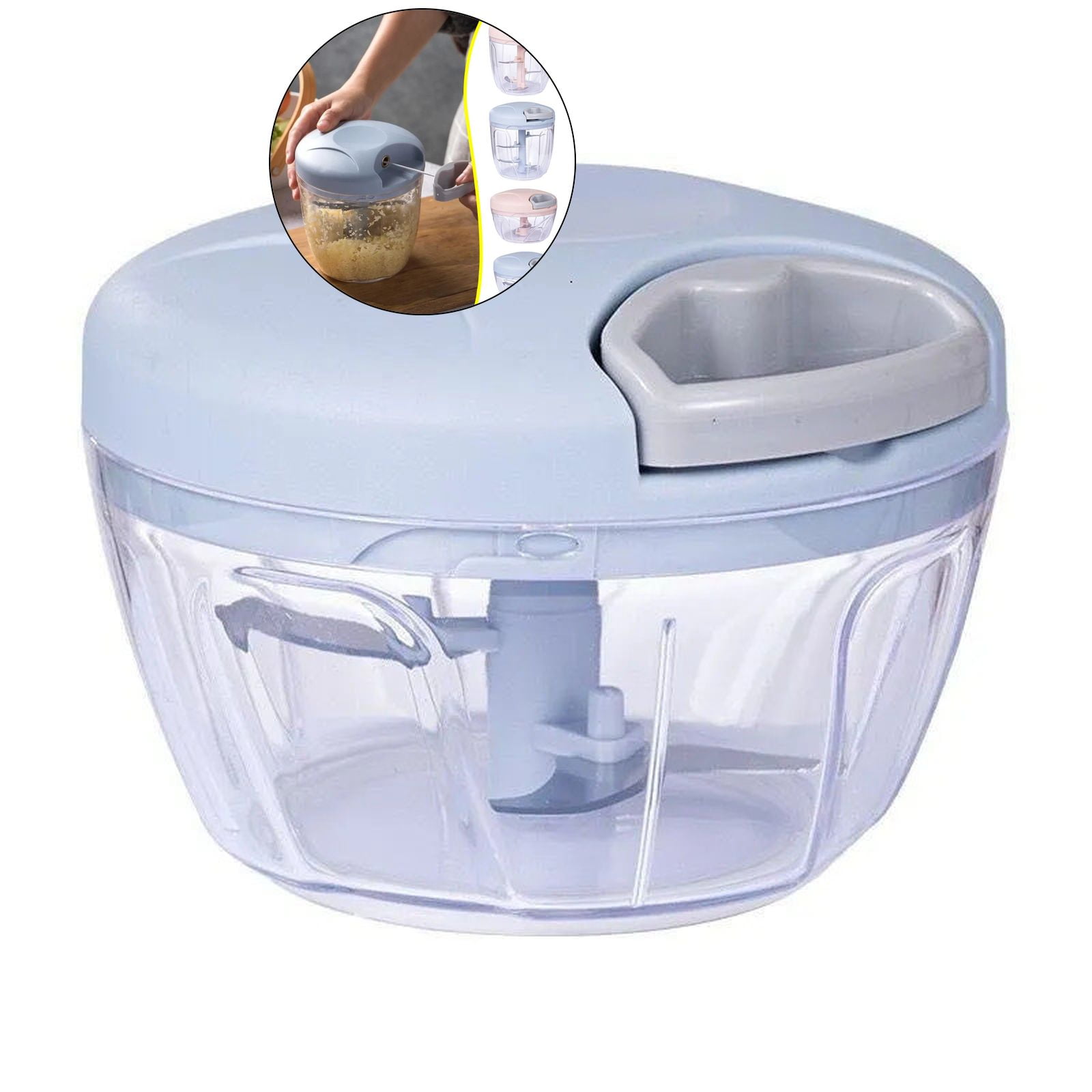 WNFJR Manual Food Chopper & Processor with Hand String Pull, Chopper ...