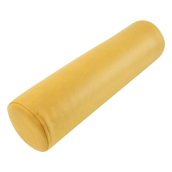 WNFJR Memory Foam Roll Pillow for Knee/Leg/Neck - Full Moon Bolster/Round Cylinder Pillow for Sleeping on Side or Back - Removable Cooling Cover Length