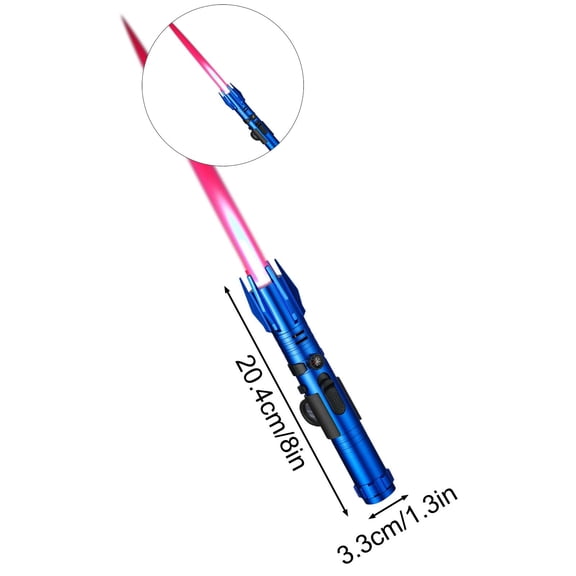 WNFJR Metal Fire Windproof Lighter, Refillable Butane Torch Lighter with Safety Lock and Red Flames, Multifunctional Windproof Welding Torch Lighter