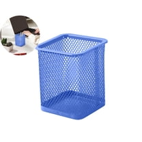 WNFJR Metal Pen Pencil Holder Cup – Iron Desk Organizer for Office, Home – Durable Mesh Pen Storage Jar for Pens, Pencils & Stationery