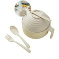 thumbnail image 1 of WNFJR Microwave Ramen Bowl, Microwave Ramen Cooker Bowl Set, Quick Ramen Cooker with Handles Ramen Noodle Cooker with Spoon Chopsticks Fork, 1 of 4