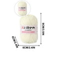 thumbnail image 1 of WNFJR Milk Cotton Yarn, 100g Yarn for Crochet, Crochet Yarn for Crocheting, Cotton Yarn, Soft Yarn for Sweater, Hat, Socks, Blankets, 1 of 4