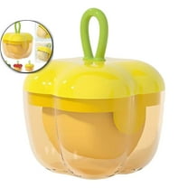 WNFJR Mini Lint Roller, Reusable Lint Rollers for Pet Hair, Washable Sticky Roller, Mini Lint Roller for Purse and Household(Yellow)