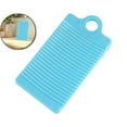 thumbnail image 1 of WNFJR Mini Plastic Washboard Washing Board Shirts Cleaning Laundry Board for Clothes(Blue), 1 of 6