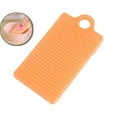 thumbnail image 1 of WNFJR Mini Plastic Washboard Washing Board Shirts Cleaning Laundry Board for Clothes(Yellow), 1 of 6