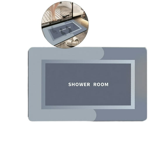 WNFJR Modernized Bath Mat, Modernized Magic Mat Bathroom, Bathroom Mat Quick Dry, Modrnizd Magic Mat - The Magic Mat, Absorbent Non Slip Quick Dry Bath Mat Rug