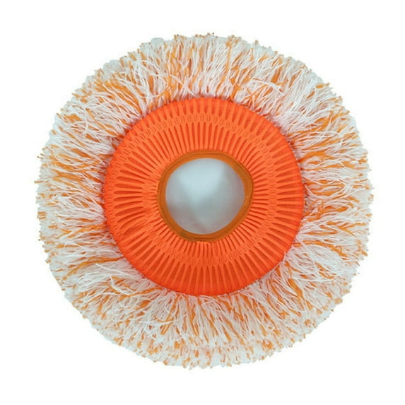 WNFJR Mop Replacement Cloth Single Cloth Head, Car Wash Chenier Flat Mop Sunflower Replacement Cloth, Super Absorption Coral Cloth Mop Head, Multipurpose Rotating Cleaning Mop Cloth