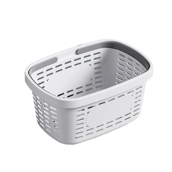 WNFJR Multi-Purpose Plastic Storage Basket with Convenient Carry Handles for Home Organization