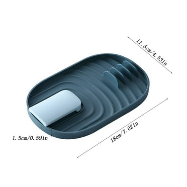 WNFJR Multifunctional Spoon Rest and Pot Lid Holder - Versatile Utensil Rest for Countertop - Stove Spoon Holder Kitchen Organized and Cooking Utensils Separated