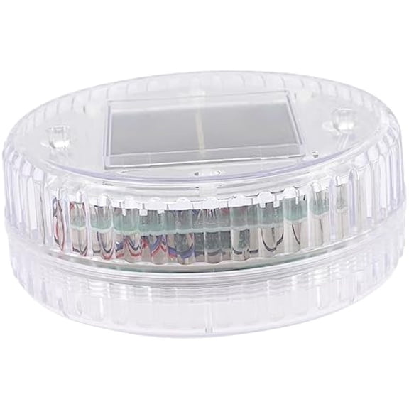 WNFJR Outdoor Solar Pool Light - Glowing Pool Toy for Adults, Floating Solar Pool Light - Plastic White LED Pool Accessory