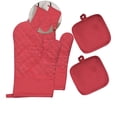 thumbnail image 1 of WNFJR Oven Mitts, Kitchen Oven Glove High Heat Resistant Oven Mitts and Potholder with Non-Slip Silicone Surface for Baking, Cooking, BBQ, 1 of 4