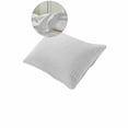 thumbnail image 1 of WNFJR Pillow Case, Waterproof and Stain Resistant Pillow Cases with Zipper, Cover Only, Pillow Not Included(White), 1 of 4