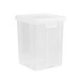 thumbnail image 1 of WNFJR Plastic Bread Box Snacks Storage Bin Loaf Bread Vegetable Unbreakable Fruits Cake Boxes Clear Bread Container Bread Bins with Lid, 1 of 2