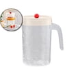 thumbnail image 1 of WNFJR Plastic Pitcher with Lid, Clear Ice Tea Pitcher for Fridge, Large Water Carafe Jug Beverage Pitcher with Pour Spout Lid, for Home, Party(White), 1 of 6