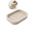 thumbnail image 1 of WNFJR Plastic Soap Dish, Soap Container, Double Layer Draining Soap Holder for Shower, Bathroom or Kitchen(Khaki), 1 of 4