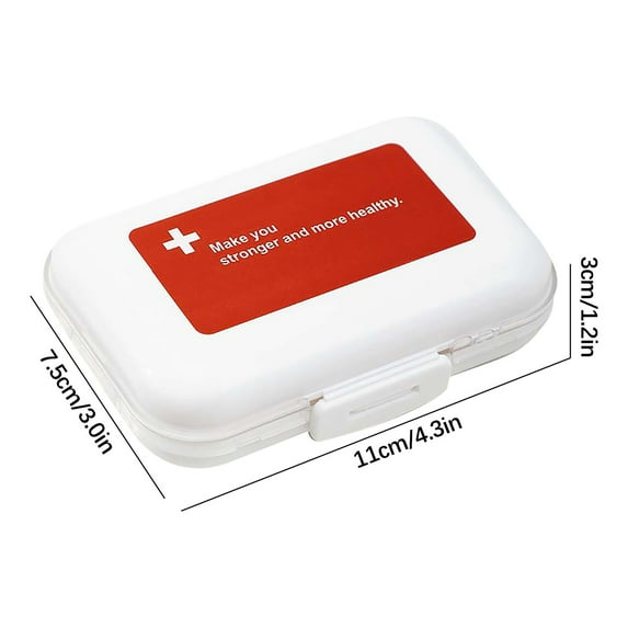 WNFJR Portable Daily Pill Case, Split Box Seven Day Travel Storage, High Durability Medicine Organizer, Sealed Against Moisture Pill Box