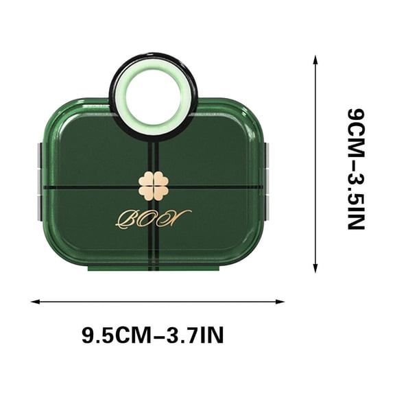 WNFJR Portable Medication Packaging Box Sealed Tablets Storage Box Three Meals A Day Pill Organizer Compact Travel Pill Dispenser