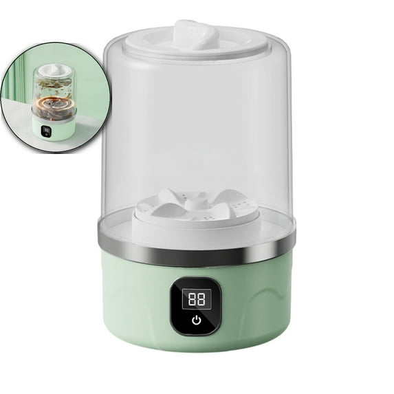 WNFJR Portable Mini Washing Machine, Underwear Washer, 4.92x4.92x7.87 Inches, Rechargeable Cordless Washing-Machine, for Apartments, Dormitories, Hotels, RVs, Travel