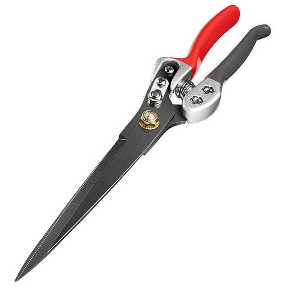 WNFJR Pruning Shears for Gardening Tree and Branch Garden Clippers - Plant Cutter Scissors with Non-stick Coating Steel Blades, Heavy Duty Bypass Hand Pruners