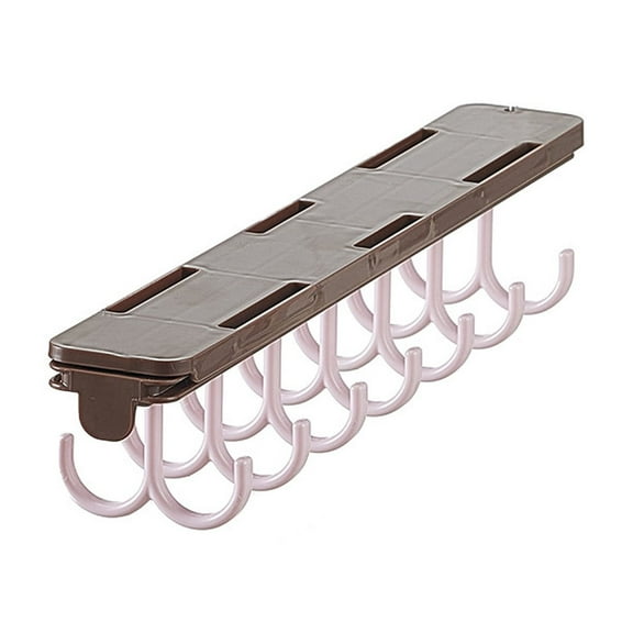 WNFJR Pull-Out Gap Slide Hook Kitchen Wall Mounted Kitchen Row Hook Hat Hooks Kitchenware Rack Hat Hook Rack Sliding Hanger Rack Hanging Row Hook