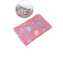 WNFJR Puppy Blankets Soft Warm Sleep Mat Bone Print Cute Blanket Fluffy Fleece Pet Blanket Flannel Throw Dog Blankets for Small Dogs Puppy Cat