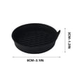 thumbnail image 1 of WNFJR Recessed Interior Accessory Car Water Cup Holder Pad Scratchproof Silicone Mat Embedded Bottle Holder Insert Coasters Slip Mat, 1 of 1