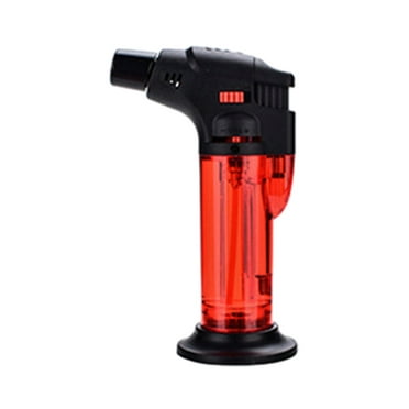 WNFJR Refillable Butane Lighter, Windproof Kitchen Torch Lighter, Adjustable Flame Cooking Lighter, Portable Multi-Purpose Butane Torch