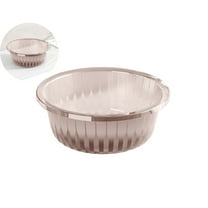 WNFJR Round Plastic Wash Basin – Multipurpose Dishpan for Camping, Kitchen, Laundry & Foot Soak – Lightweight Sturdy Bucket for Home, Bathroom, Salon Use