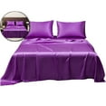 thumbnail image 1 of WNFJR Satin Sheets Queen Size Bed Set, Soft Silky Sheets for Hair and Skin, Similar to Silk Bed Sheets Set 3 Pieces with 1 Sheet, 2 Pillowcases, 1 of 6