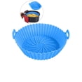 thumbnail image 1 of WNFJR Silicone Air Fryer Liners, Air Fryer Liners, Airfryer Liners, Air Fryer Silicone Liners, Air Fryer Liner Reusable(Blue), 1 of 4