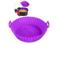thumbnail image 1 of WNFJR Silicone Air Fryer Liners, Air Fryer Liners, Airfryer Liners, Air Fryer Silicone Liners, Air Fryer Liner Reusable(Purple), 1 of 4