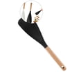 thumbnail image 1 of WNFJR Silicone Long Head Cooking & Serving Spoon with Wooden Handles: Multi-Functional Spoon, Silicone Spatula Spoon for Mixing, Scoop, and Scrape, 1 of 3