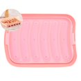 thumbnail image 1 of WNFJR Silicone Sausage Molds - 6-Cavity Non-Stick Flexible Hotdog Maker for Baking, Cooking & Steaming, 1 of 4