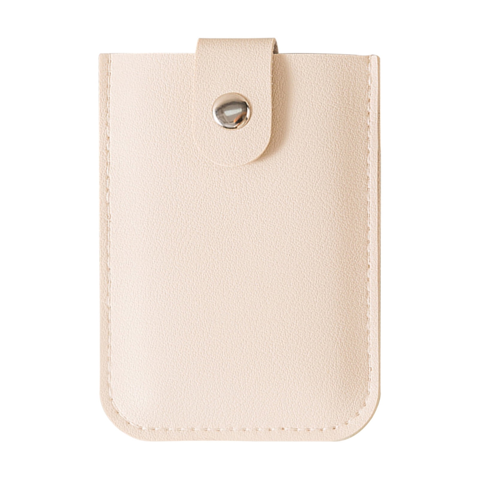 WNFJR Slim Leather Card Holder with Snap Button - Compact WNFJR Slim Leather Card Holder with Snap Button - Compact