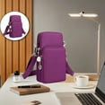 thumbnail image 1 of WNFJR Small Crossbody Bags for Women, Universal Pouch Wallet Cell Phone Purse Lightweight Pockets Handbags Mini Shoulder Bag(Purple), 1 of 6