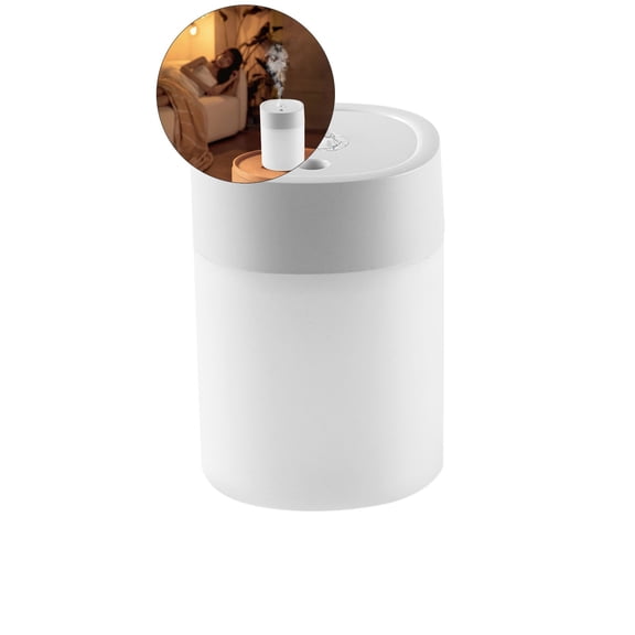 WNFJR Small Humidifier, USB Desktop Mini Humidifier for Car, Office Room, Bedroom(White)