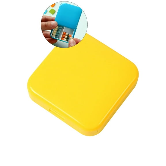 WNFJR Small Pill Box, Small Pill Case Organizer Pocket Pill Box Portable Pocket Pill Box Daily Pill Container Medication Travel Case Pill Holder Medicine Case Small Pill Box for Purse