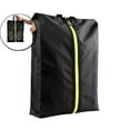 thumbnail image 1 of WNFJR Smell Proof Shoe Bag Lightweight Waterproof Zippered Sport Shoe Carrier Bags Golf Soccer Shoe Storage Organizer for Gym Sports Travel Work(Black), 1 of 6