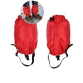 thumbnail image 1 of WNFJR Snow Leg Gaiters, Waterproof Lightweight Breathable for Hiking, Camping, Walking, Ankle Gaiters Outdoor Mountain Climbing(Red), 1 of 4