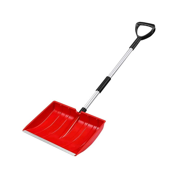 WNFJR Snow Shovel with Removable Handle - Plastic Grain Shovel - Handheld Farm Tool Shovel - Telescopic Metal Snow Remover