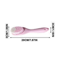 WNFJR Soft Bristle Carpet Brush Ergonomic Scrub Brush for Cleaning Multipurpose Bathroom Cleaning Brush Hanging Storage Shoe Cleaning Brush